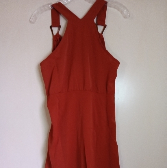 sun dress with surplice neckline and tie women's size medium - Picture 4 of 5